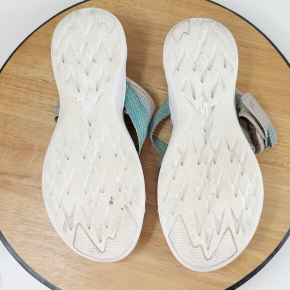 Skechers Performance On The Go 600 Glow Strappy Outdoor Sandals Taupe Green 10 - Picture 10 of 12